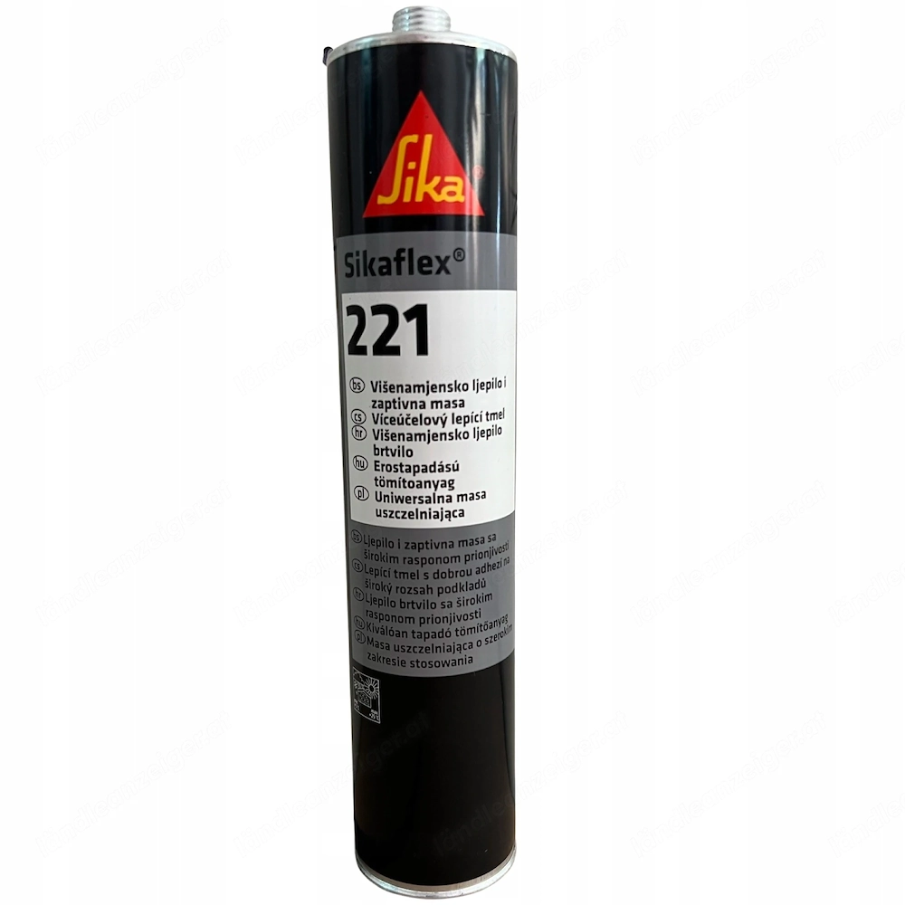 Artikel: Sikaflex 221 gray 300 ml SIKA adhesive sealant Hochwertiger Artikel aus unserem Online-Shop