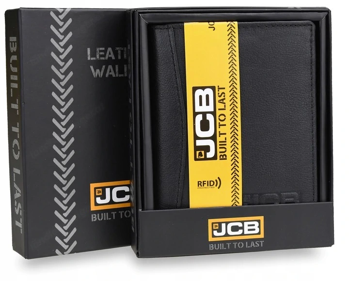 Artikel: MEN'S LEATHER WALLET + BOX LEATHER RFID JCB wallet Hochwertiger Artikel aus unserem Online-