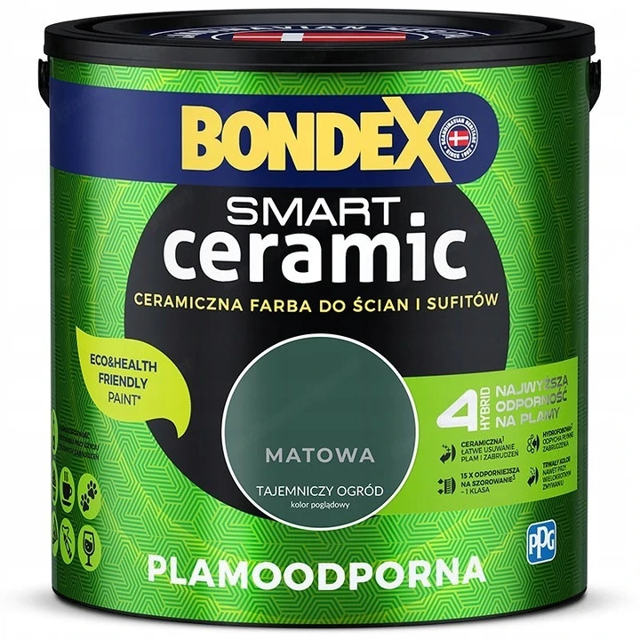 Artikel: Bondex ceramic wall paint 2.5 l matt green Hochwertiger Artikel aus unserem Online-Shop