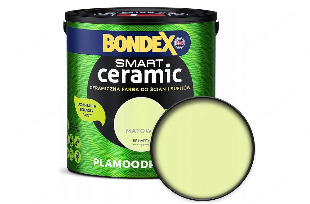 Artikel: Bondex ceramic wall paint 2.5 l matt be Happy Hochwertiger Artikel aus unserem Online-Shop