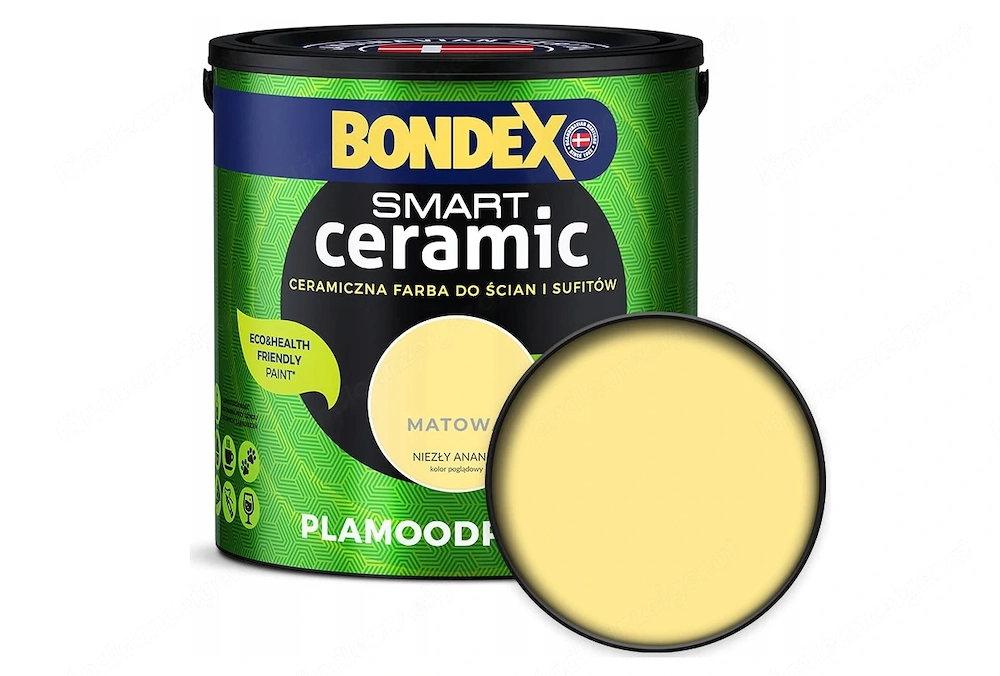 Artikel: Bondex ceramic wall paint 2.5 l matt pineapple Hochwertiger Artikel aus unserem Online-Shop