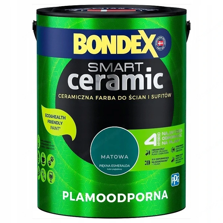 Artikel: Bondex ceramic wall paint 5 l matt Esmeralda Hochwertiger Artikel aus unserem Online-Shop