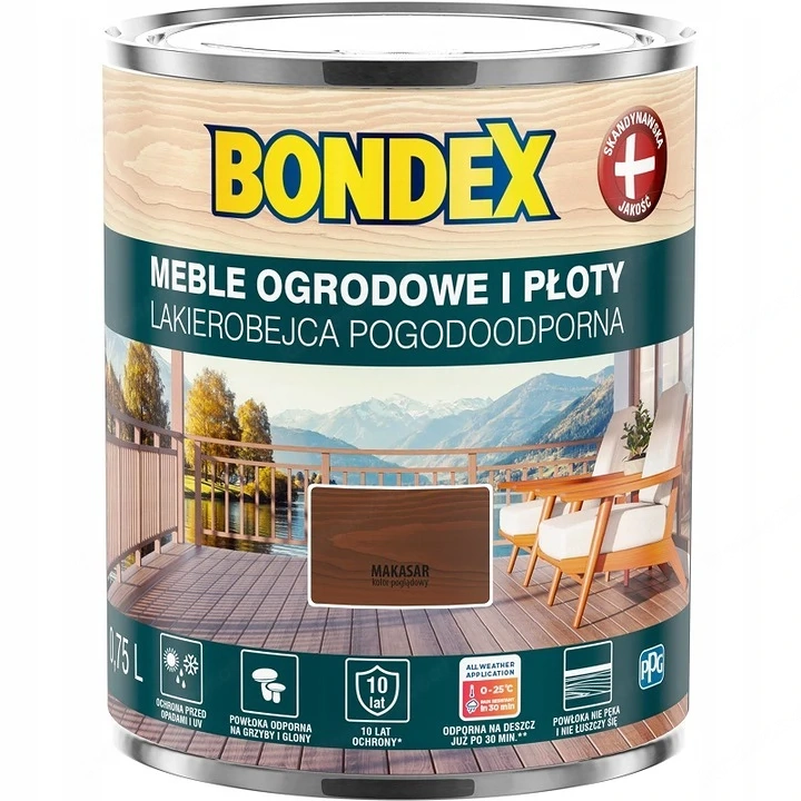 Artikel: Bondex paint stain weather-resistant stain wood color macaroons 0.75 l Hochwertiger Artikel