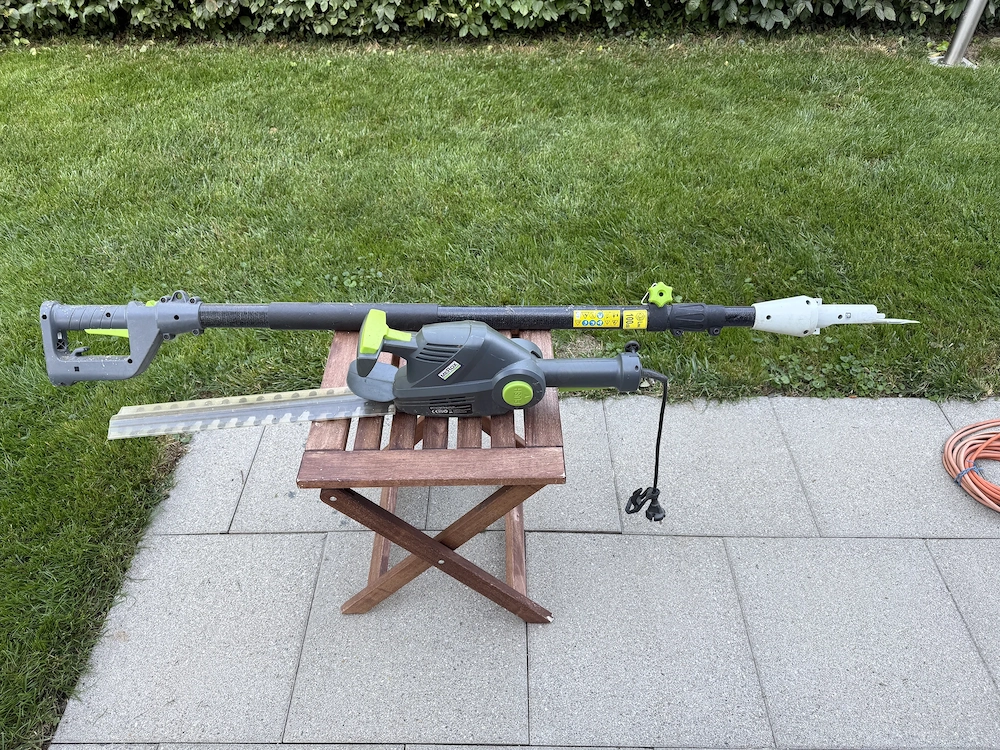 Merox Elektro-Teleskop-Heckenschere 2in1