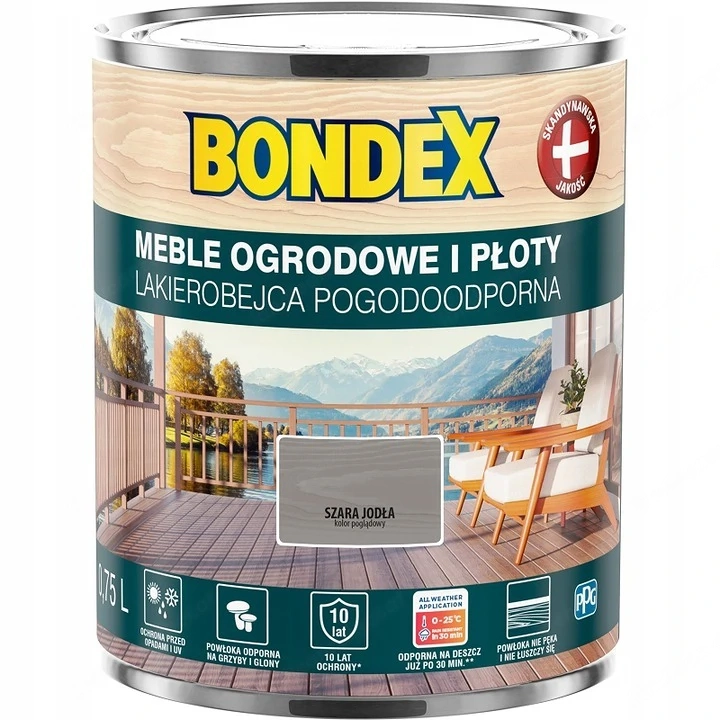 Artikel: Bondex paint stain weather-resistant stain wood color gray fir 0.75 l Hochwertiger Artikel 