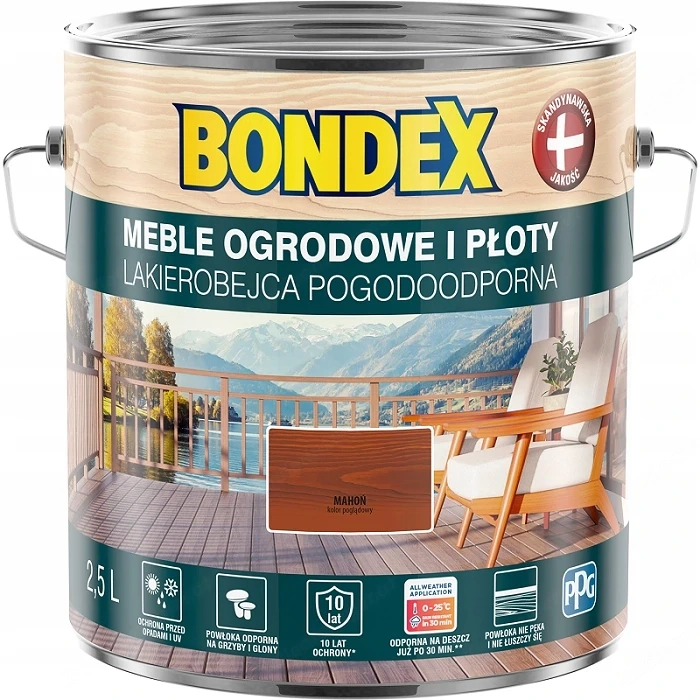 Artikel: Bondex paint stain weather-resistant stain wood color mahogany 0.75 l Hochwertiger Artikel 