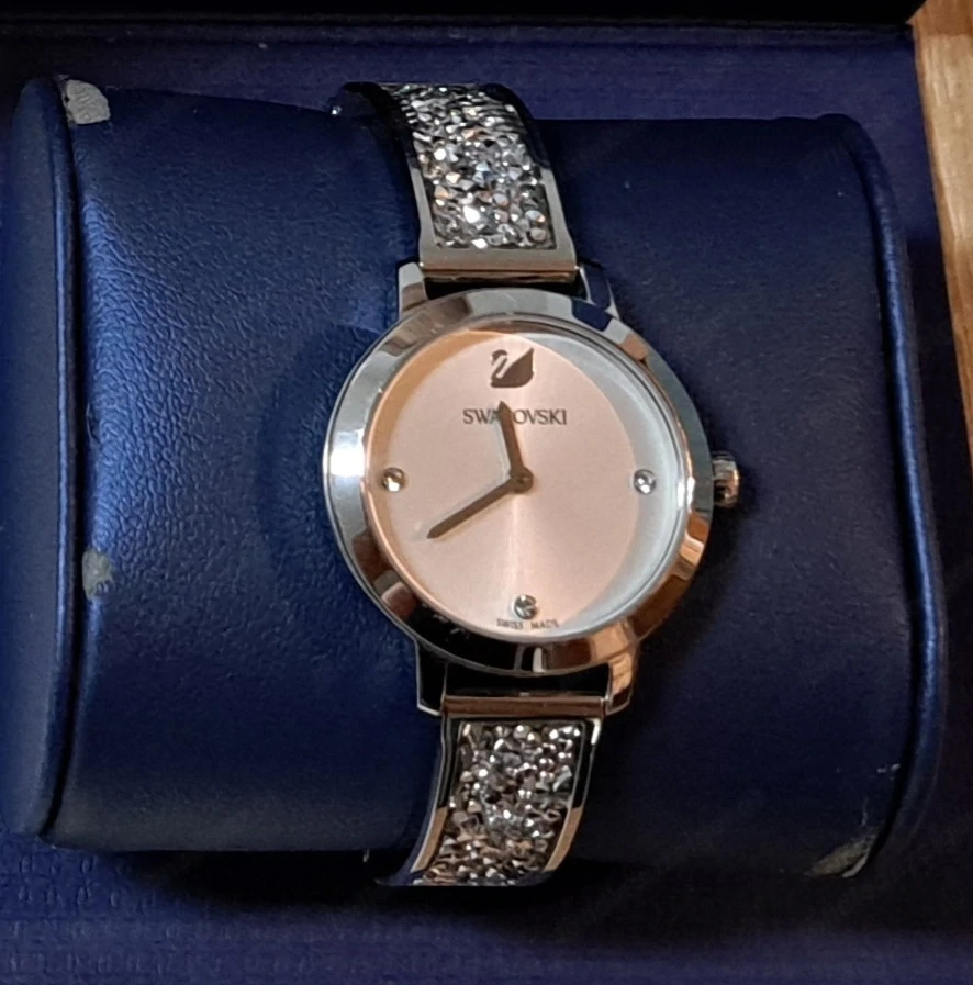 Swarovski Uhr "Cosmic Rock" (NP: 279 ) - Full Set inkl. Rechnung - Top Zustand!