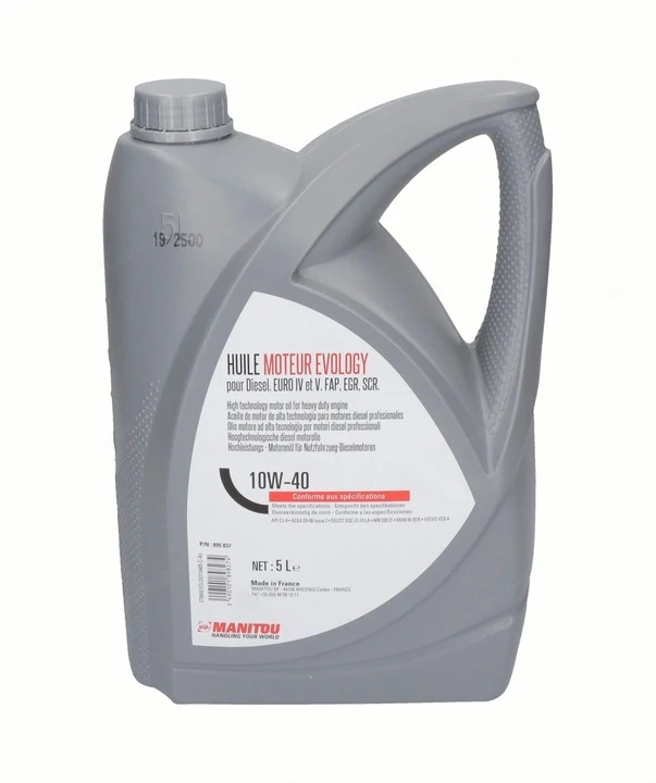 Artikel: MANITOU Evology 10W-40 engine oil 5l 895837 Hochwertiger Artikel aus unserem Online-Shop
