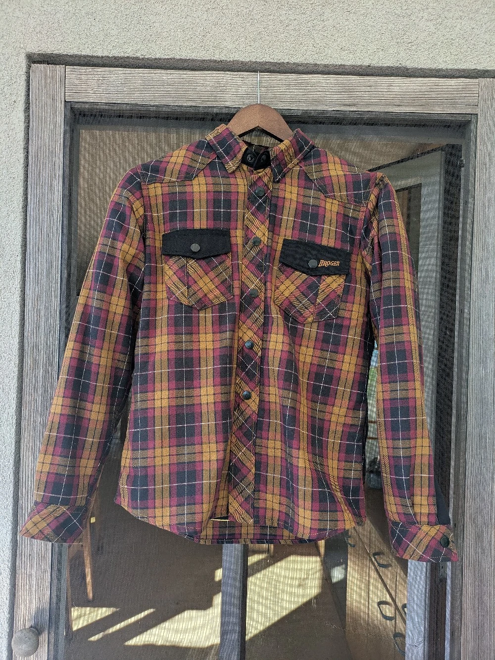 Broger Motorradhemd Lumberjacke gr M Damen 