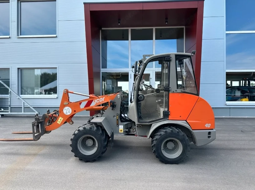 Atlas Weycor AR40 Radlader mit Schaufel und Gabel Hoflader