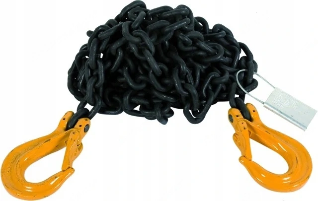 Artikel: Strong tow chain 5 m - 10 mm link truck car agricultural machinery towing Hochwertiger Arti