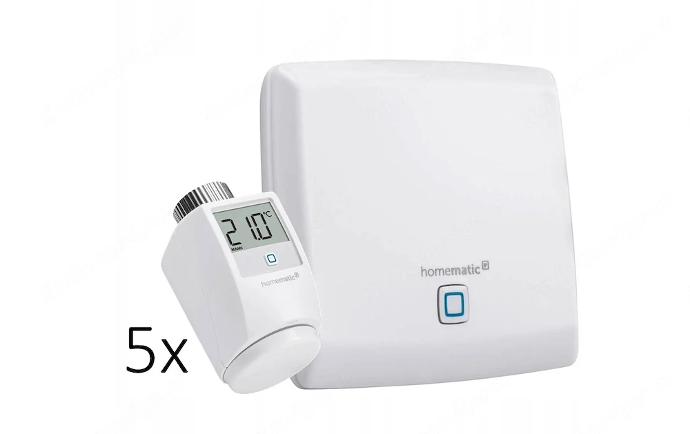 %SALE% Homematic CCU Starterset mit 5x Homematic IP Thermostaten