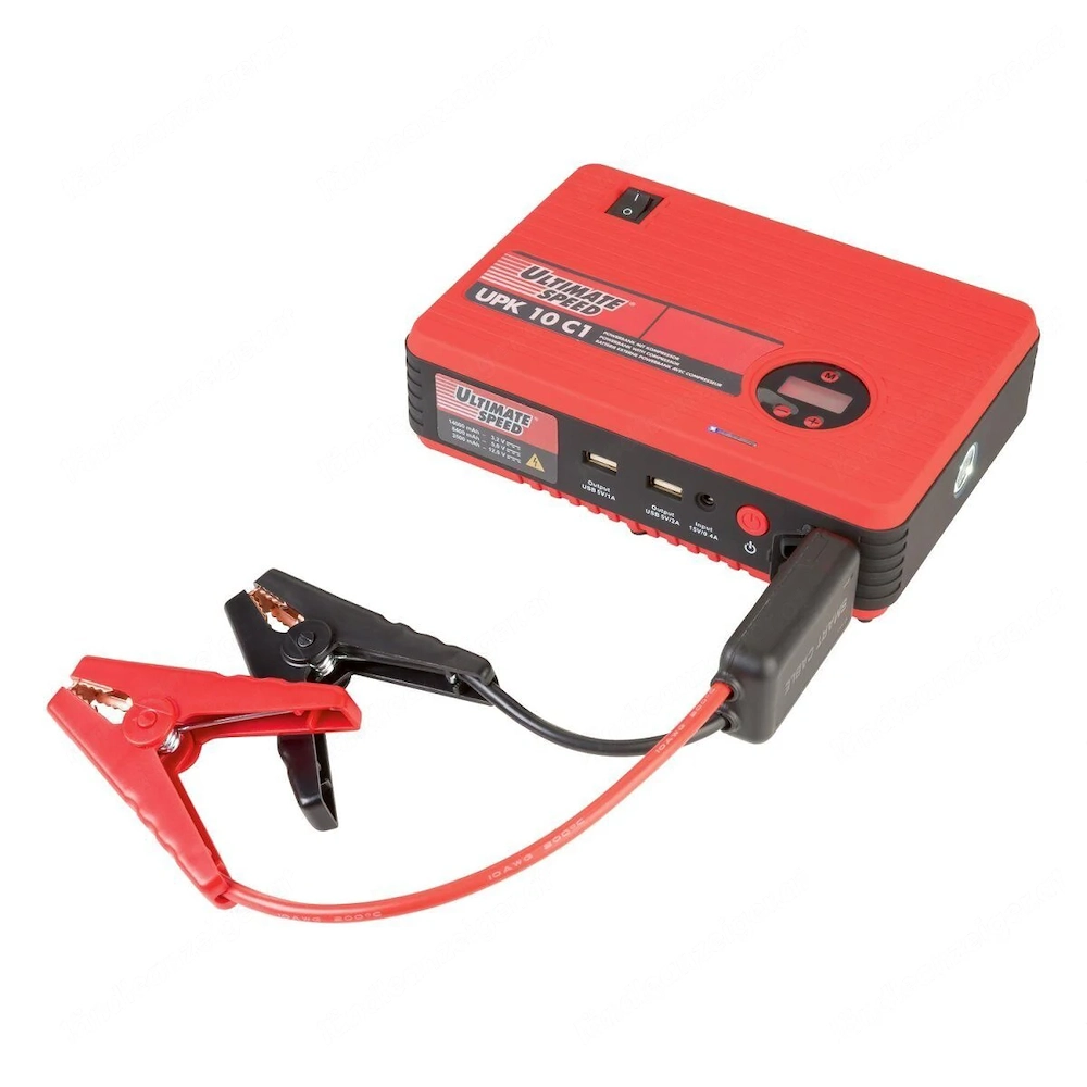Powerbank-Auto-Starthilfe mit Kompressor-Druckluftaufs tzen und Taschenlampen-SOS-Kit