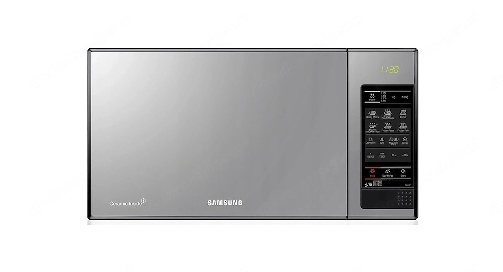 Die Samsung-Mikrowelle  berzeugt mit einem Nutzinhalt von 23 Litern