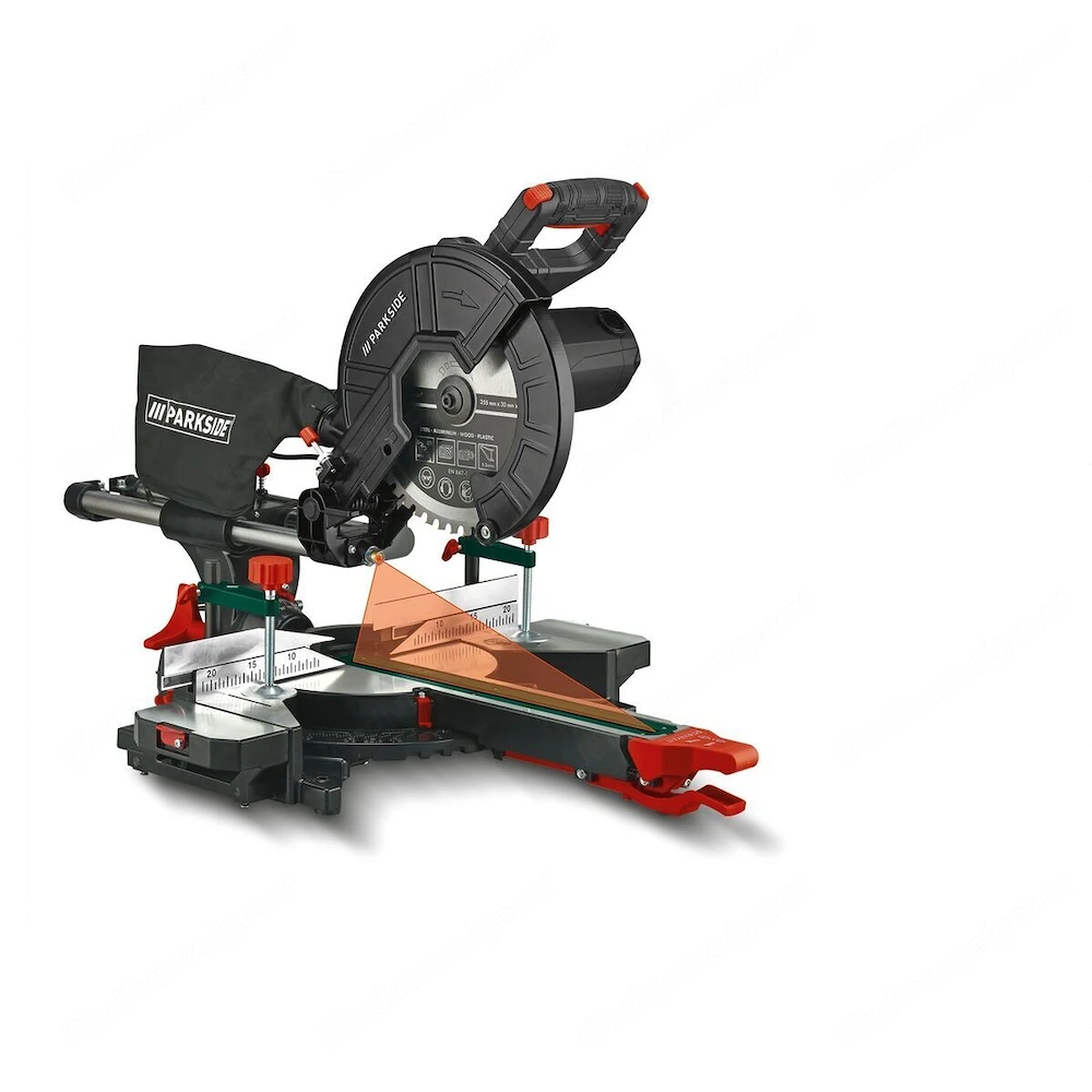 *VERKAUF* PARKSIDE  Zug- und Gehrungss ge  MPKZ 2000 A1 , 2000 Watt, mit Laser, LED-Arbeitslicht