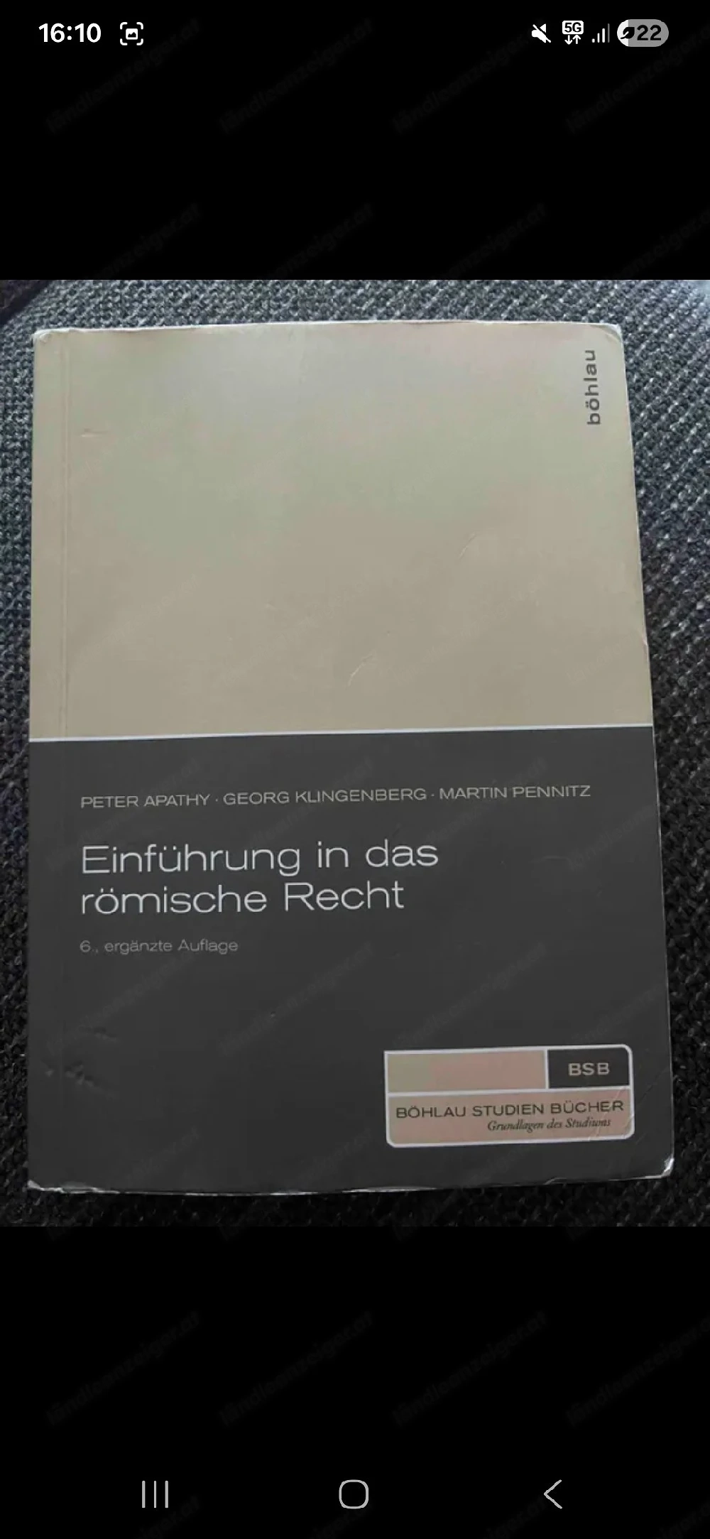 Einführung in das römische Recht