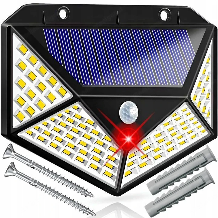 10x Solarlampe mit Bewegungsmelder Komplettset XXXL