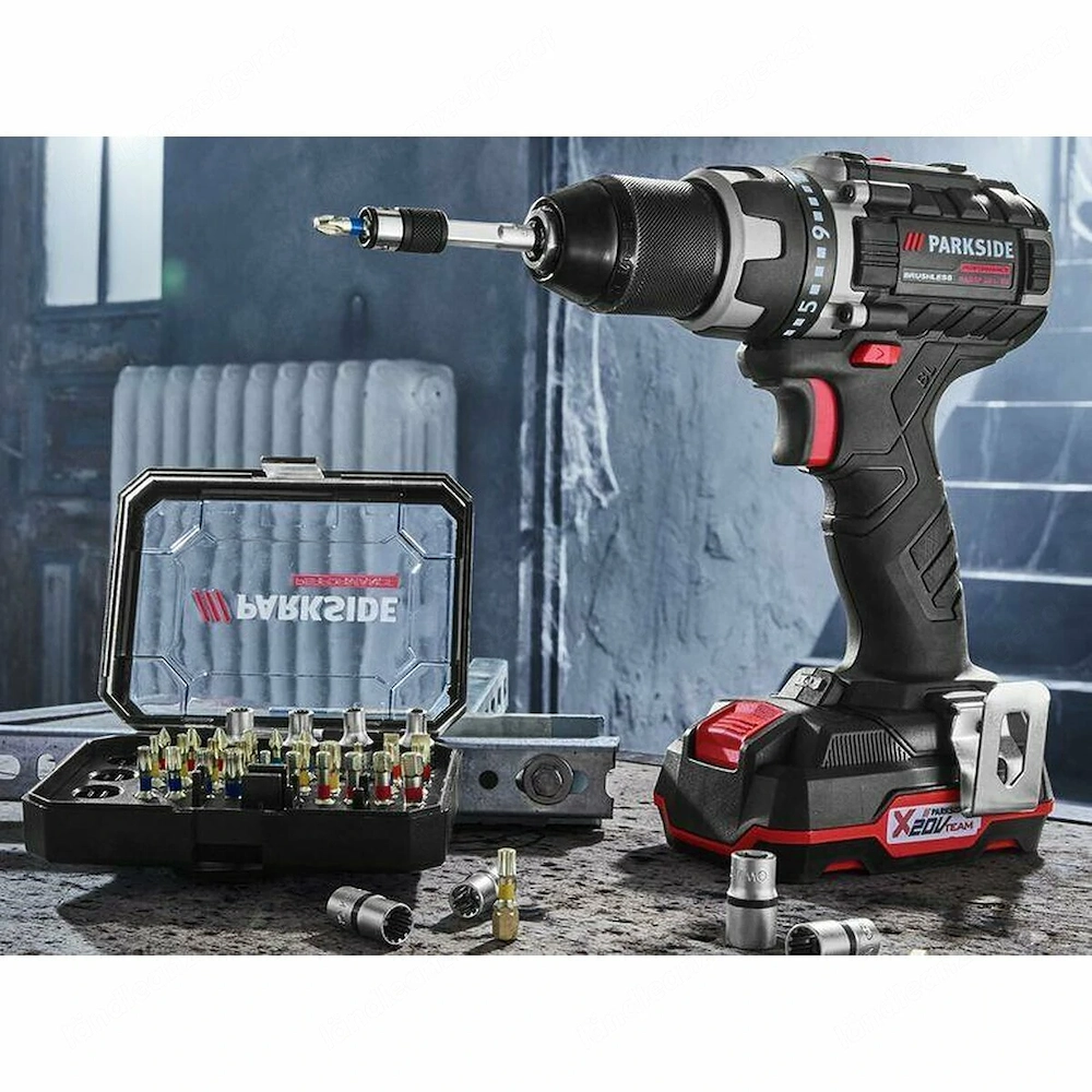 Komplettset mit Ladeger t und AKKU 2ah B rstenloser Motor   besonders langlebig, kraftvoll und versc