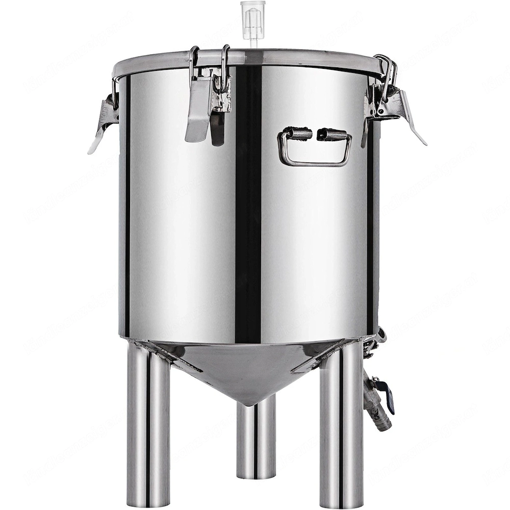 Weinfass, 30 l, Edelstahl, 430 x 560 x 330 mm, f r die Lagerung und Verteilung von Milch,  l, Wein,
