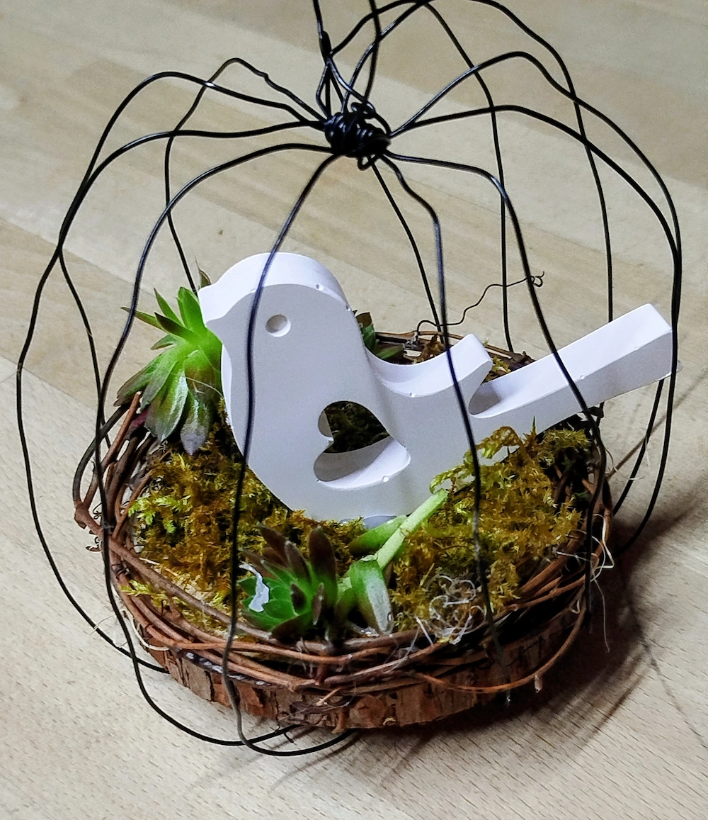 Deko Vogelkäfig neu