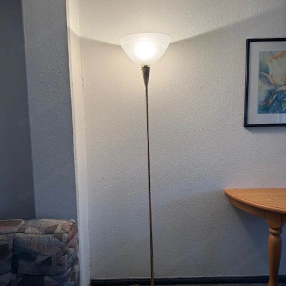 Stehlampe aus Messing