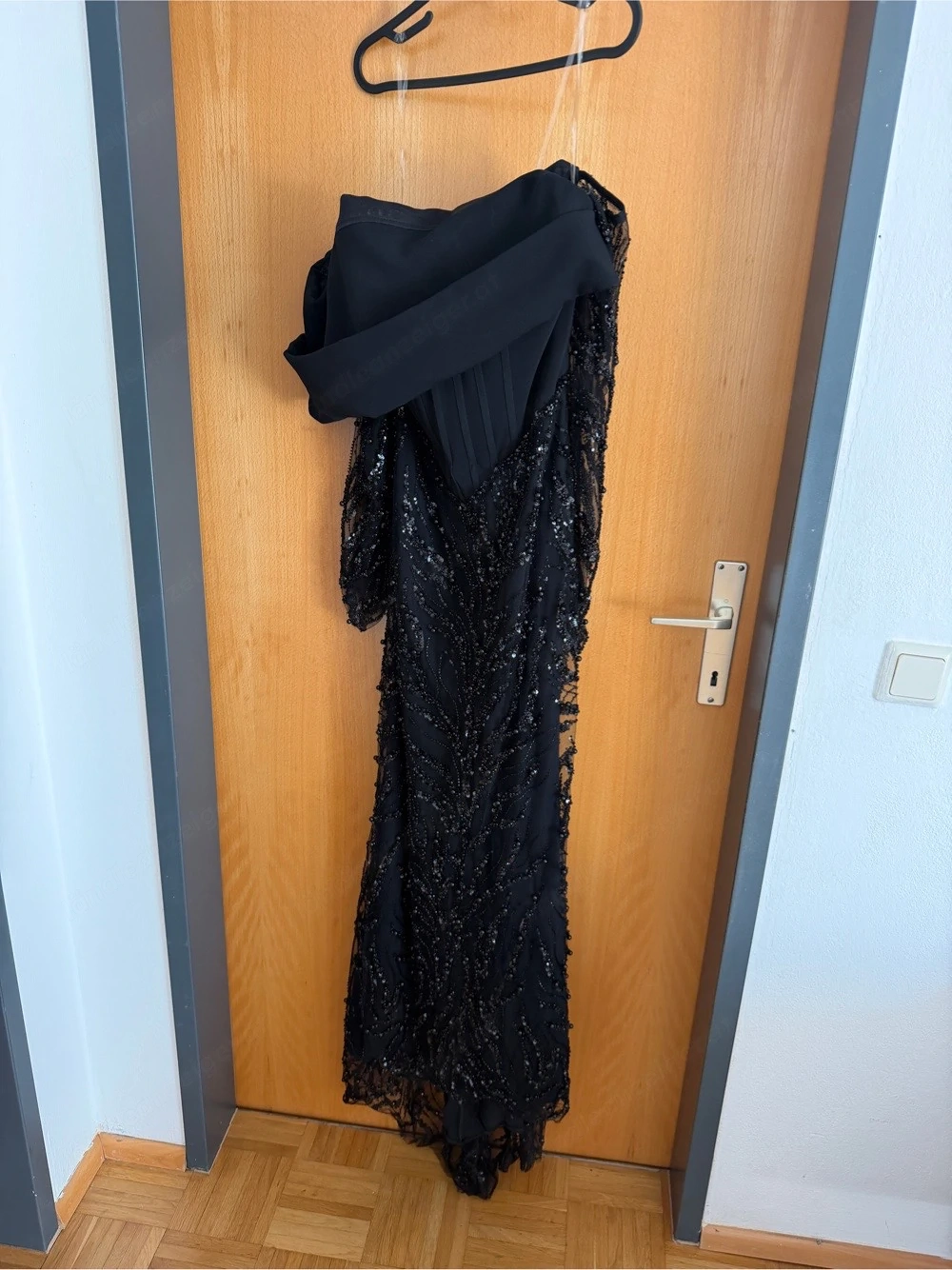Elegantes Abendkleid Leyna Dresses Schwarz Gr. M L 