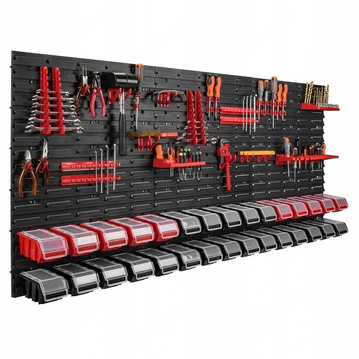 Anzahl der Beh lter: 30 Halterung 1: Werkzeugablage 384 x 111 x 50 mm Halterung 2: Werkzeugablage 19