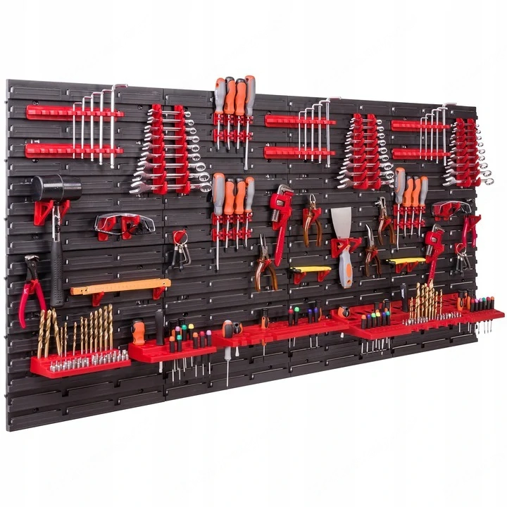 Halterung 1: Werkzeugablage 580 x 158 x 67 mm Halterung 2: Werkzeugablage 384 x 111 x 50 mm Halterun