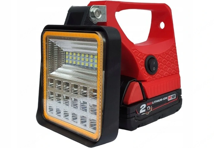 Led arbeitsleuchte fuer milwaukee m18 akku baulampe taschenlampe