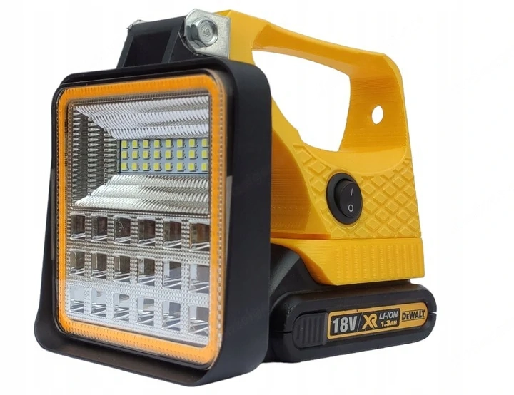 Arbeitsleuchte fuer dewalt 18v batterie taschenlampe baulampe baustrahler