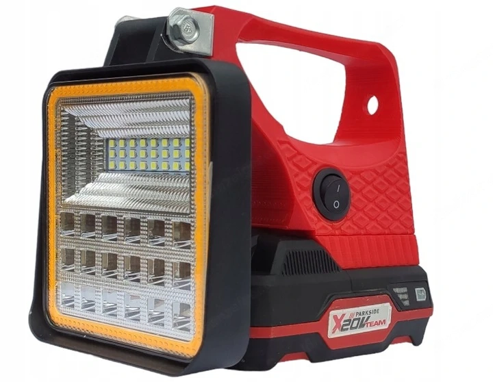Parkside Adapter LED Baustellenlampe Taschenlampe Adapter fuer 20V Serie