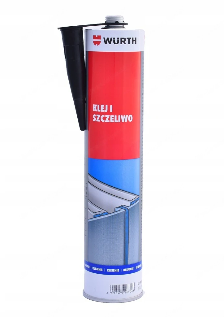 W RTH WURTH Flexibler PU-Kleb- und Dichtstoff 300 ml Schwarz 0890100130
