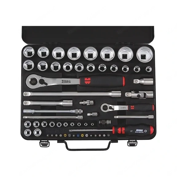 W RTH WURTH Steckschl ssel 1 2 Zoll und 1 4 Zoll 59-teiliges Sortiment 096509059