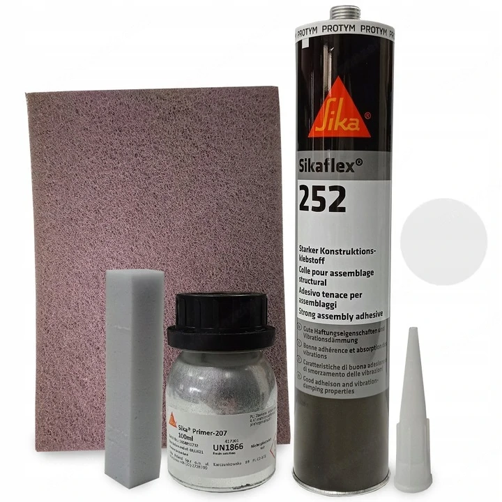 Sikaflex -112 Crystal Clear ist ein einkomponentiger, vielseitiger, transparenter Kleb- und