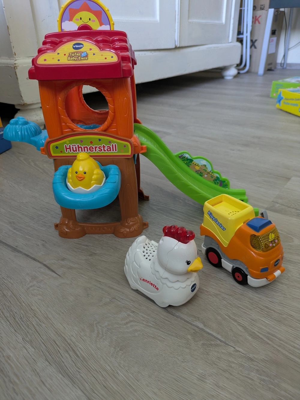 VTech Hühnerstall + Kipplaster Tip Tap tiere