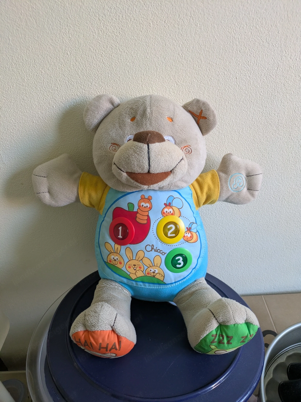 Chicco sprechender Bär, deutsch und englisch