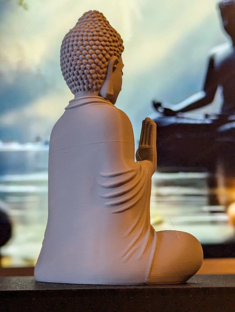 Buddha Figur 11,5 cm   Dekorative Skulptur für Meditation, Yoga & Wohnraum