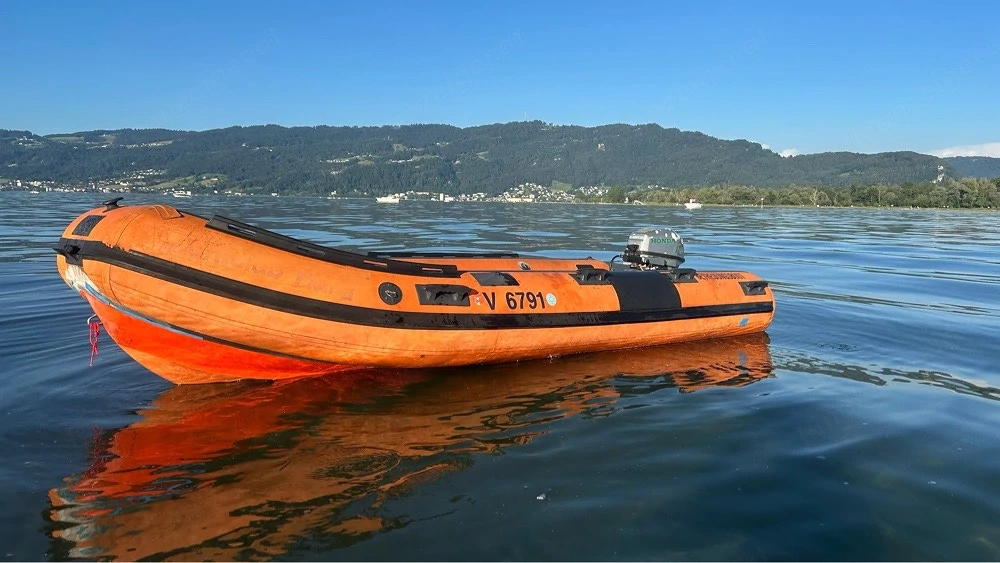 Pischel Bolero Hartrumpf Schlauchboot Motorboot Hartschalenschlauchboot BodenseeBoot