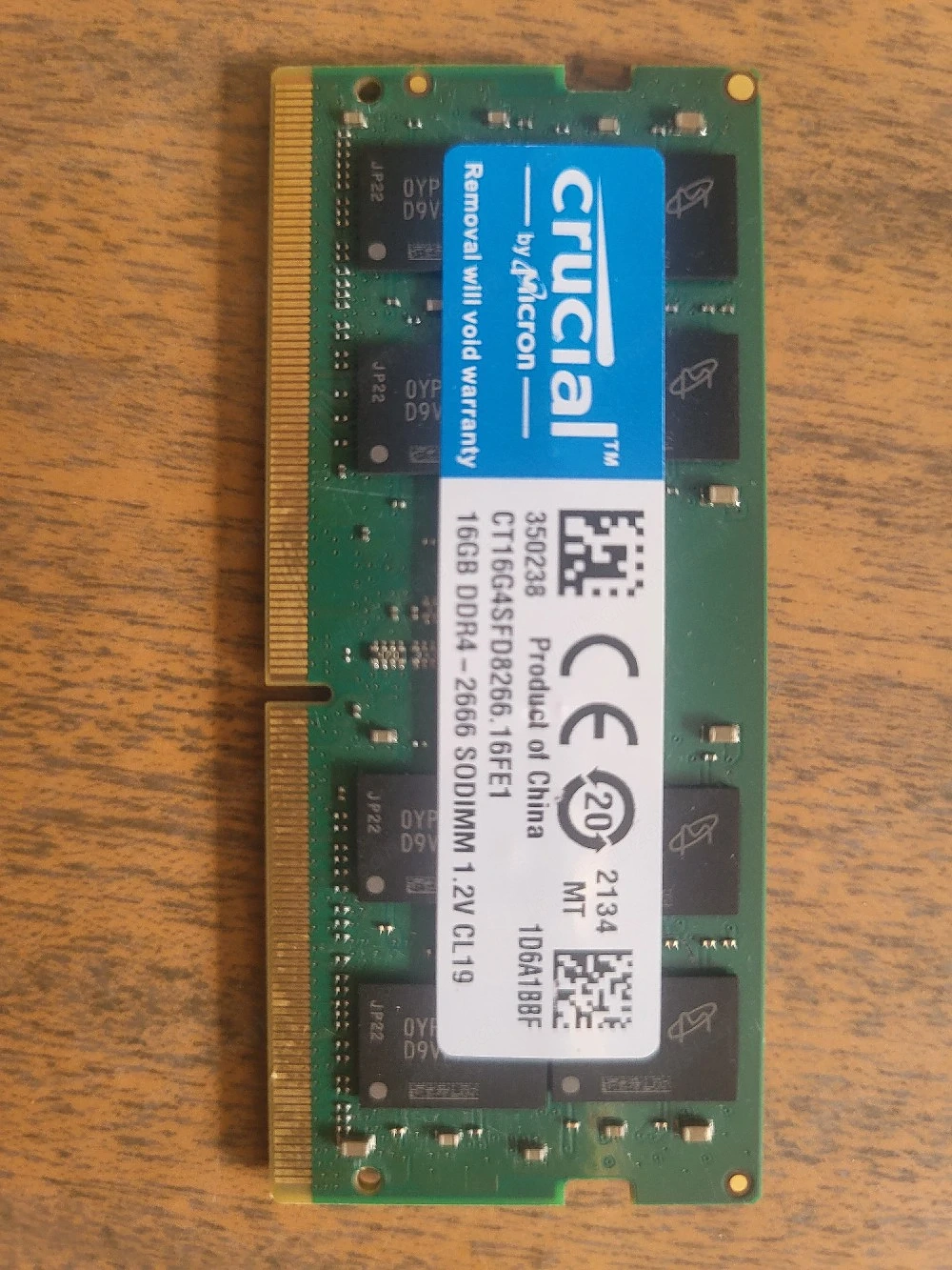 DDR4 RAM Riegel 16gb