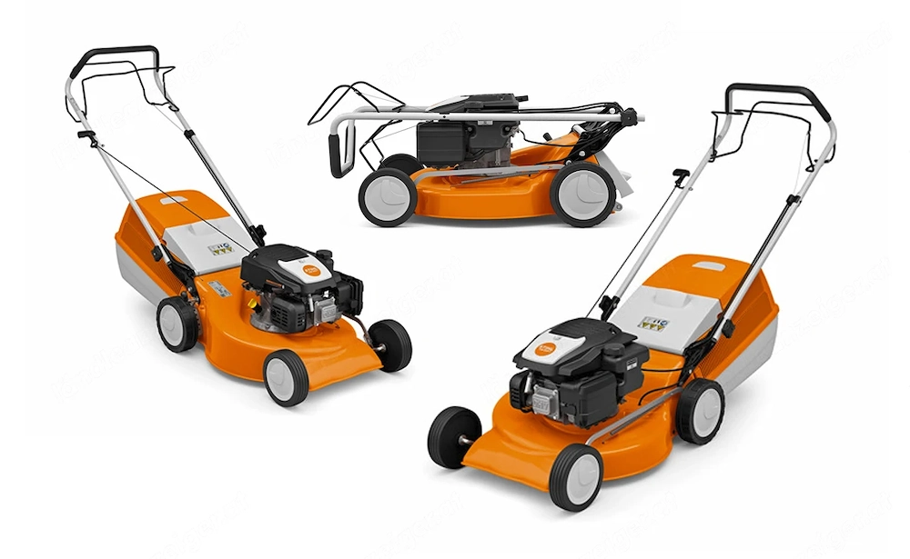 Der STIHL RM 253 T ist ein robuster Benzinm her mit 1-Gang-Radantrieb