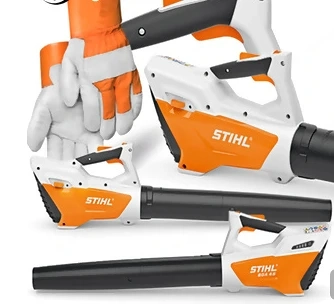 Stihl BGA 45 Handlicher Akku-Laubbl ser mit integriertem Akku + Profi-Handschuhen, STIHL (44m s, 5N)