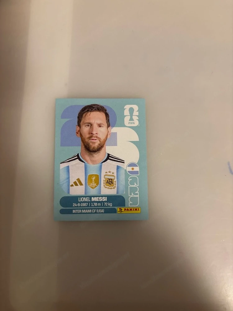 Messi Panini Sticker