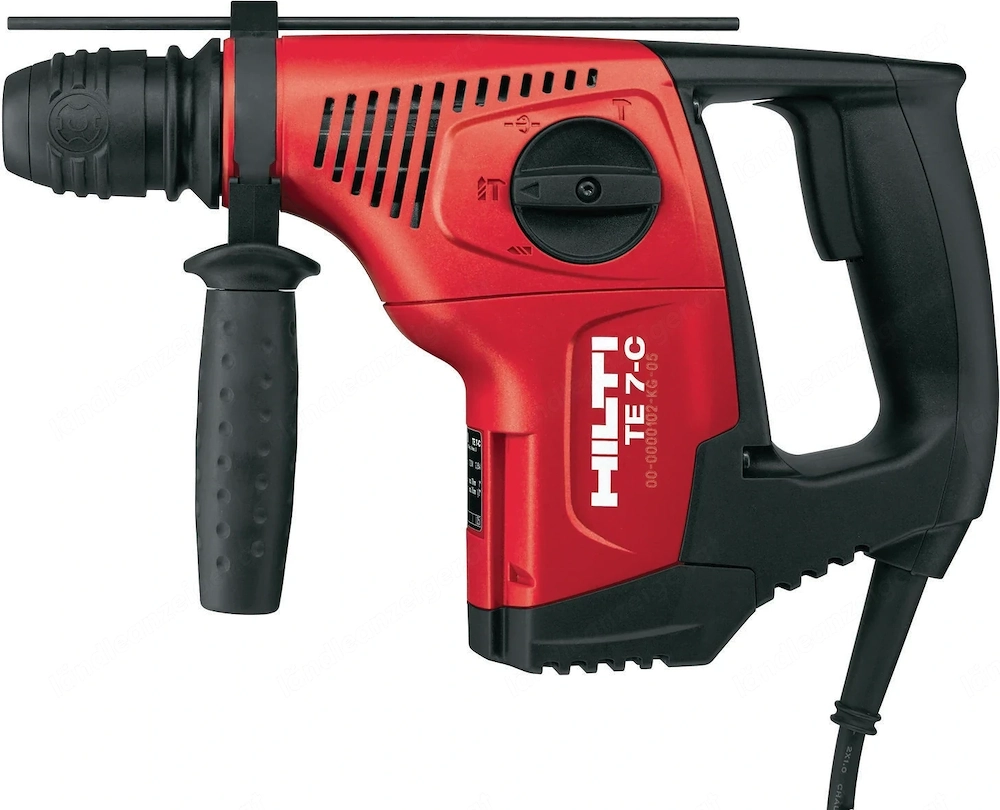 Packungsinhalt 1x TE 7-C 230V Bohrhammer 1x TE 7-C Ger tekoffer + DRS komplett 1x TE DRS-M Staubmodu