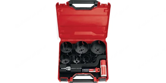 Artikel: Hilti Lochsaegen Set HS MU Set Hole Saw MultiCut Soft Inlay Kof 2377791 Hochwertiger Artike