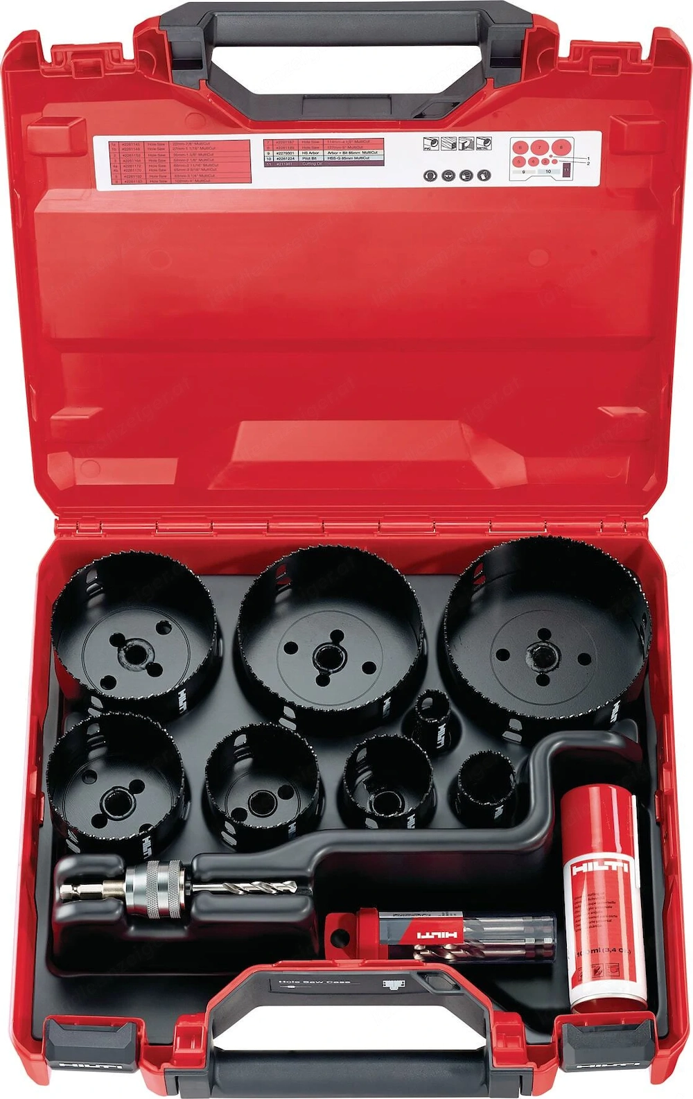 Artikel: Hilti Lochsaegen Set HS MU Set Hole saw 22mm 7 8 MultiCut Kof 2297506 Hochwertiger Artikel 