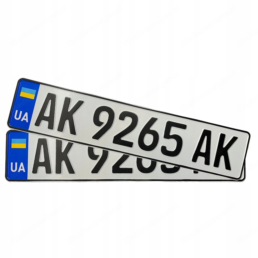 Kfz-Kennzeichen Kfz-Kennzeichen f r Sammler oder Ausstellungszwecke mit Originalpr gung Ukraine