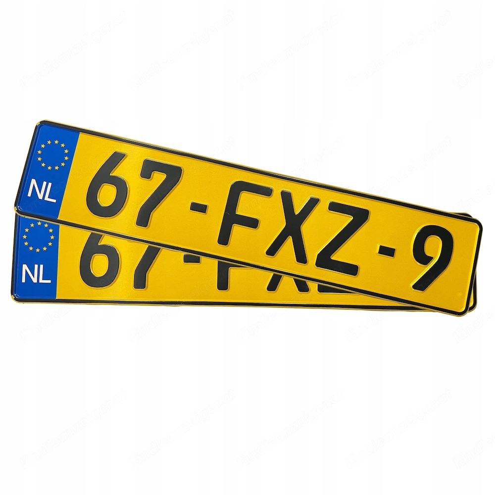 Autokennzeichen KFZ Kennzeichen fuer Sammler oder Showzwecke original gepraegt Holland Niederland