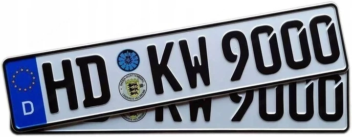Kfz-Kennzeichen Kfz-Kennzeichen f r Sammler oder Ausstellungszwecke mit Originalpr gung Deutschland