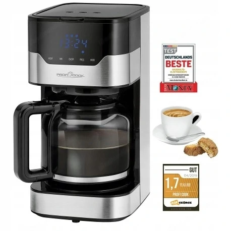 Profi Cook Filterkaffeemaschine 1,5 l mit Touch-Display-Kaffeemaschine