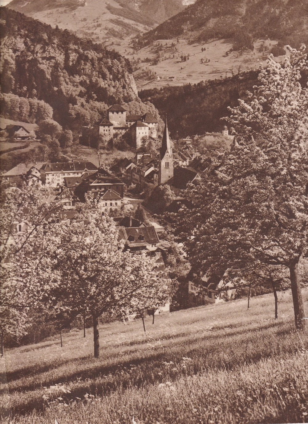 Alte Ansicht von Feldkirch